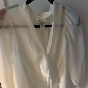 Max Studio sheer top